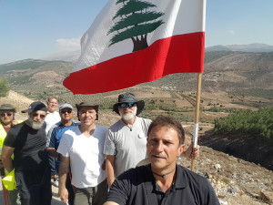 مسيرة وطن_على الحدود اللبنانية